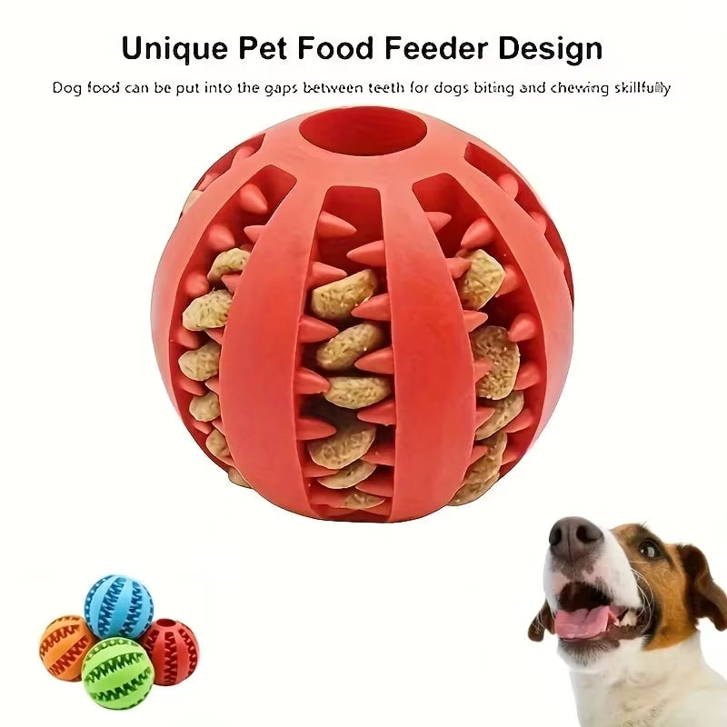 Juguete Antiestrés Rellenable de Snacks para Perros — Entretenimiento y Salud Dental